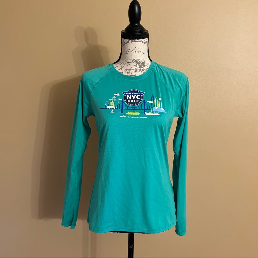 New Balance Teal Long Sleeve Top